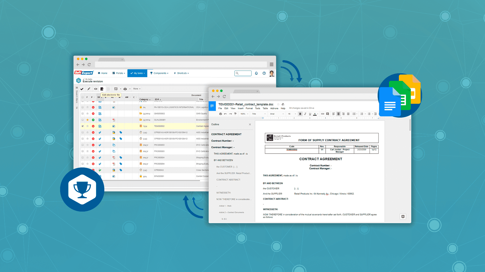 Edit and revise SE Suite documents using Google Docs